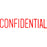 XStamper CX-BN 1130 CONFIDENTIAL Self Inking Rubber Stamp, Red AO5011300