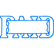 XStamper CX-BN 1201 PAID, Space For Date Self Inking Rubber Stamp, Blue AO5012010