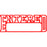 XStamper CX-BN 1205 ENTERED, Space For Date Self Inking Rubber Stamp, Red AO5012052