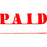 XStamper CX-BN 1221 PAID Self Inking Rubber Stamp, Red AO5012212