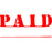 XStamper CX-BN 1221 PAID Self Inking Rubber Stamp, Red AO5012212