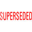 XStamper CX-BN 1366 SUPERSEDED Self Inking Rubber Stamp, Red AO5013660