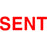 XStamper CX-BN 1567 SENT Self Inking Rubber Stamp, Red AO5015672