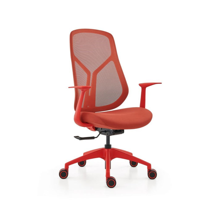 Yara Mesh Back Office Chair, Red