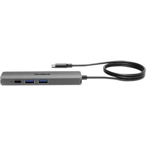 Yealink Docking Station - for Notebook/Speakerphone/TV/Camera - USB 3.0 Type A - 4 x USB Ports - 2 x USB 3.0 - 2 x USB Type-A Ports - USB Type-A - 2 x USB Type-C Ports - USB Type-C - HDMI - Wired IM4942973