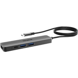 Yealink Docking Station - for Notebook/Speakerphone/TV/Camera - USB 3.0 Type A - 4 x USB Ports - 2 x USB 3.0 - 2 x USB Type-A Ports - USB Type-A - 2 x USB Type-C Ports - USB Type-C - HDMI - Wired IM4942973