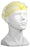 Yellow Polypropylene 12gsm Crimp Hats 530mm x 1000 pieces pack MPH30050