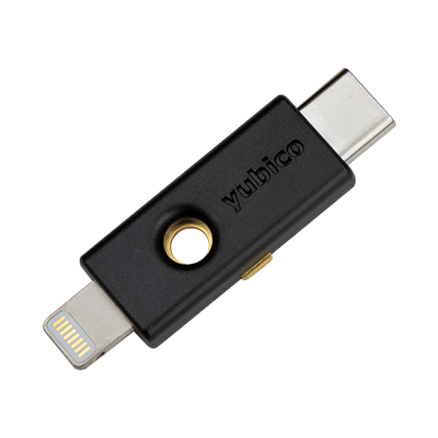 Yubico Yubikey 2FA Security Key, V5CI USB-C & Lightning SKMSYKY9291