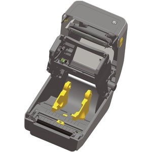 Zebra ZD421 Desktop Thermal Transfer Printer - Monochrome - Portable - Label/Receipt Print - USB - USB Host - Bluetooth - EU, UK, AUS, JP - Real Time Clock - 104 mm (4.09") Print Width - 152 mm/s Mono - 203 dpi - 112 mm Label Width - 991 mm Label Length - IM5319712