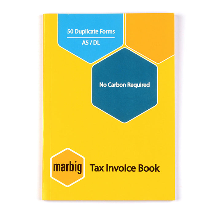 Marbig A5 Duplicate Invoice Book x 50 leaf