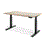 Enhance 1800mm x 800mm Electric Standing Desk – Black / Autumn Oak, Height Adjustable MG_ENHDSK188S_EL_BAO