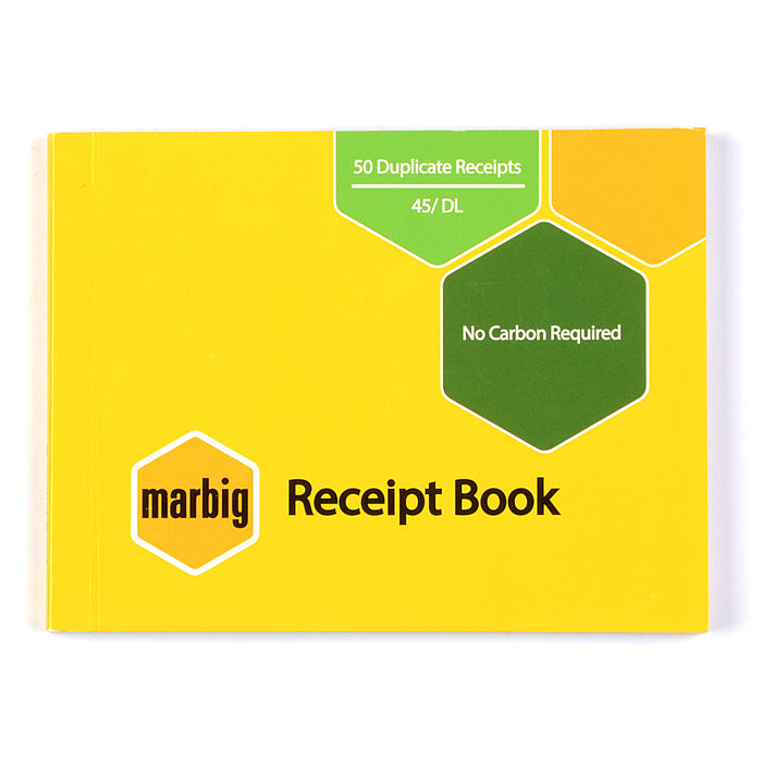 Marbig Duplicate Receipt Book 45, 50 Leaf AO18822